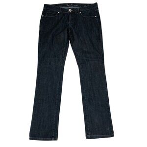 Guess Jeans Women's Jeans Size 32 Marina Dark Wash Denim Cotton/Polyester Blend